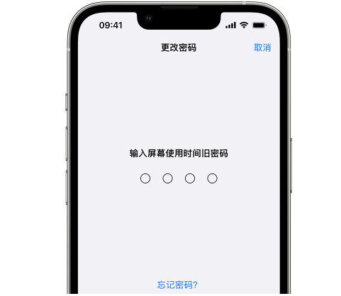 临沧iPhone屏幕维修分享iPhone屏幕使用时间密码忘记了怎么办 