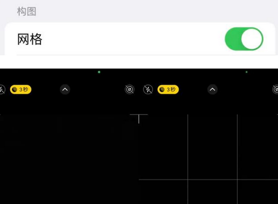 临沧苹果手机维修网点分享iPhone如何开启九宫格构图功能