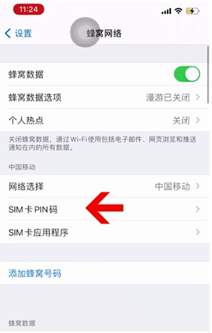 临沧苹果14维修网分享如何给iPhone14的SIM卡设置密码 